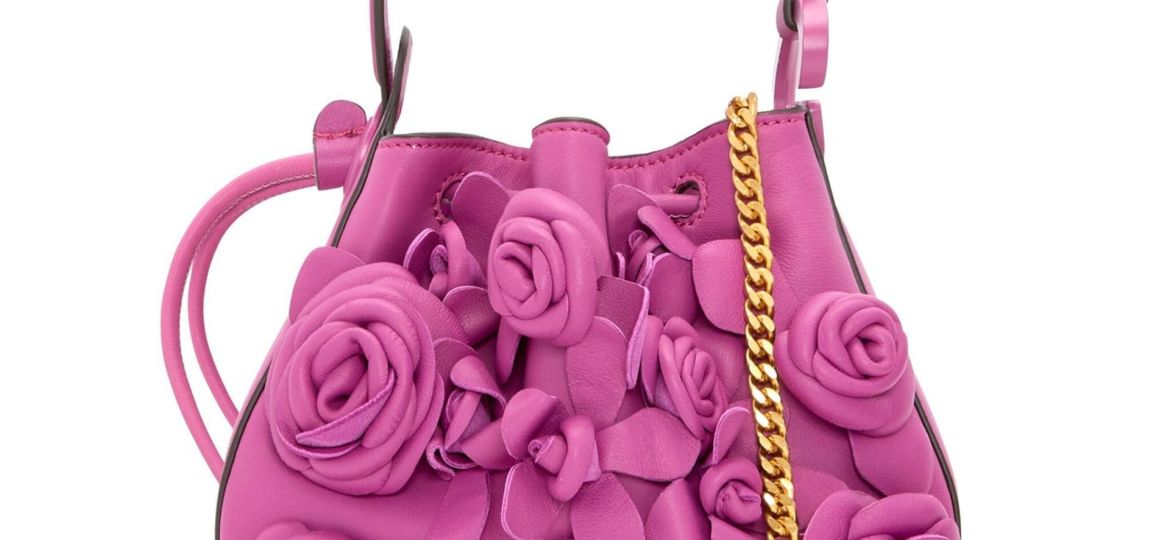 flower bag oscar de la renta
